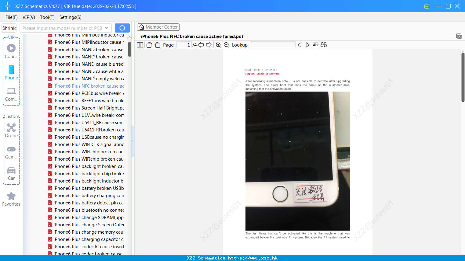 IPhone6 Plus NFC Broken Cause Active Failed